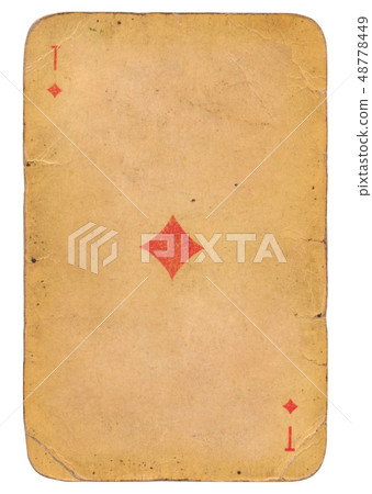 Ace of Diamonds old grunge soviet style playing Ace of Diamonds old grunge soviet style playing 48778449