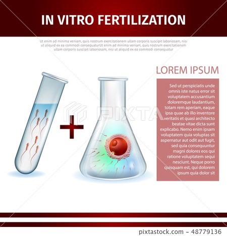 In Vitro Fertilization Formula Medical Banner 48779136