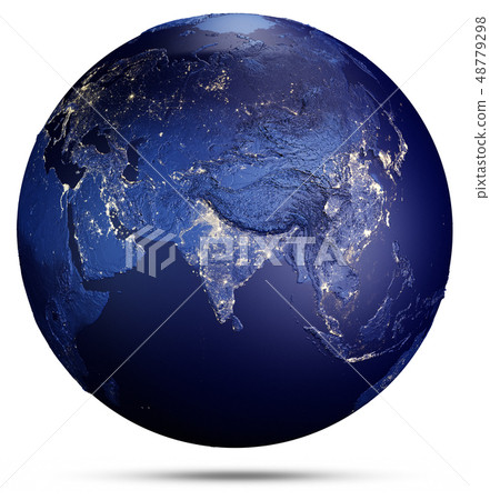 Planet Earth. 3d rendering 48779298