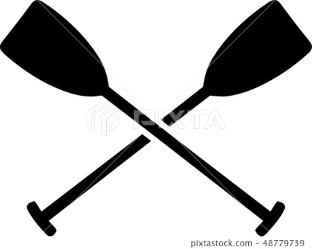 Paddles crossed Paddles crossed 48779739
