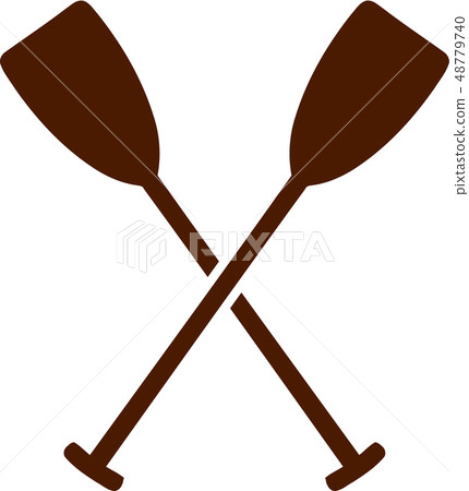 Crossed paddles Crossed paddles 48779740