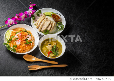 泰國食物典型的泰國烹調 48780629