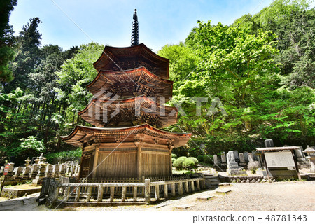 Bessho Onsen National Treasure Hakkaku Triple Tower Bessho Onsen National Treasure Hakkaku Triple Tower 48781343