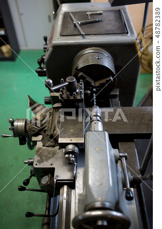 Parts processing with lathe Parts processing with lathe 48782389