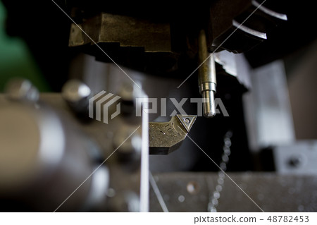 Parts processing with lathe 48782453