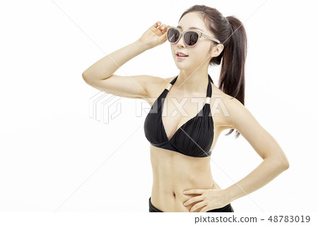 太陽鏡，比基尼，泳衣，度假，夏天，度假，度假，旅行 48783019