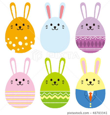 復活節彩蛋兔 48783341