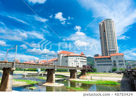 Muko river and Takarazuka Grand Theater Muko river and Takarazuka Grand Theater 48783424