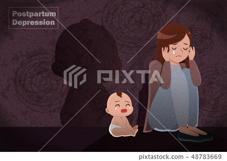 postpartum depression concept postpartum depression concept 48783669