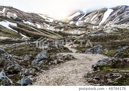 Landscape of Landmannalaugar Iceland Highland 48784176
