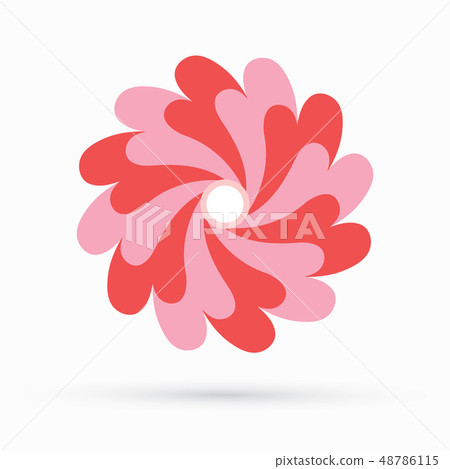 Fan spin sweet colors sign abstract circle vector-插圖素材 [48786115] - PIXTA圖庫
