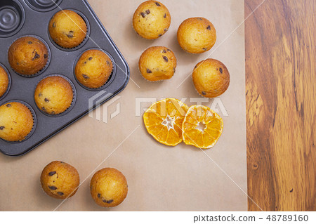 Homemade pastry for Bakery concept, baking in the kitchen and ingredients for baking- eggs,flour,sugar,butter and milk. 165 48789160