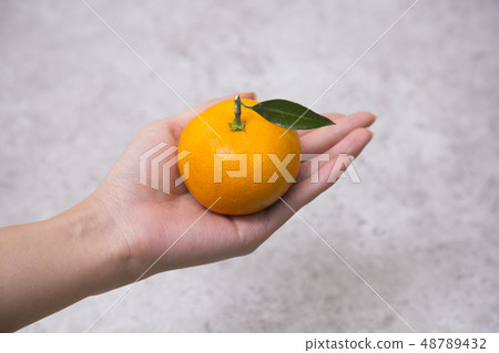 Collections of fresh Tangerines. tangerine slices, juice with leaves. Fruit composition. 023 48789432