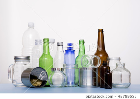 Recycling concept, Garbage for recycling with recycling symbol. Environmental protection concept photo. 044 Recycling concept, Garbage for recycling with recycling symbol. Environmental protection concept photo. 044 48789653