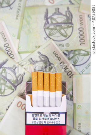 Household budget concept, home budget planning expenses and target money saving props photo 234 48789883