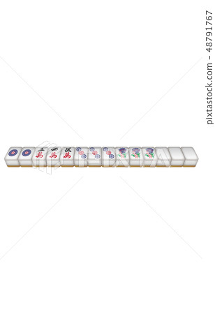 麻將牌三維雕刻 48791767