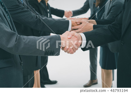 搖動 握手 商務人士 48793194