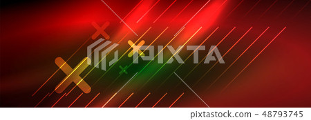 Abstract neon glowing light background. Dark background with lights. Abstract background with neon Abstract neon glowing light background. Dark background with lights. Abstract background with neon 48793745