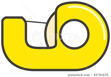 玻璃紙膠帶的圖像插圖 玻璃紙膠帶的圖像插圖 48794876