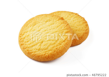 Cookie white background Cookie white background 48795222