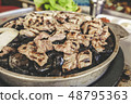 Hongdae stone grill Korean barbecue bbq beef 48795363