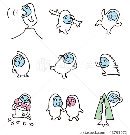 雪人(雪人)插圖集 雪人(雪人)插圖集 48795972