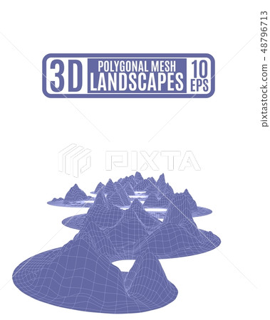 purple polygonal mountains snake on white purple polygonal mountains snake on white 48796713
