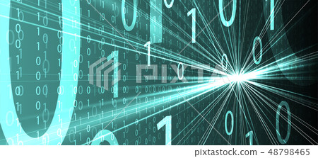 Bytes of binary code run through network. Abstract Bytes of binary code run through network. Abstract 48798465