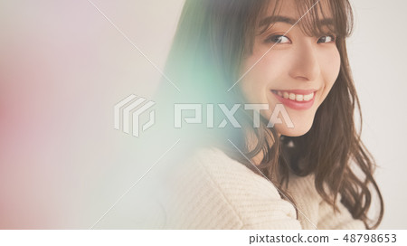 美麗的女人肖像 美麗的女人肖像 48798653