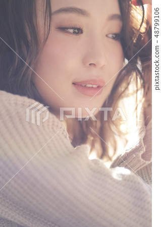 Beautiful woman portrait 48799106