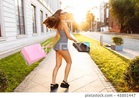 Young attractive girl in sunglasses 48801447