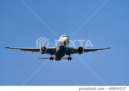 Aircraft about to land 48804237