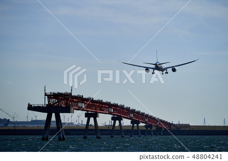 Aircraft landing 48804241
