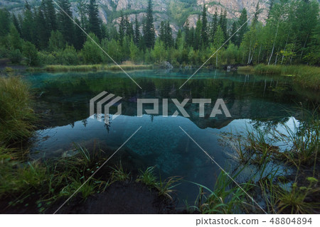 Blue Lake in the Altai 48804894