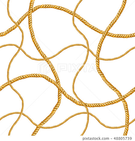 Golden chain glamour seamless pattern Golden chain glamour seamless pattern 48805739