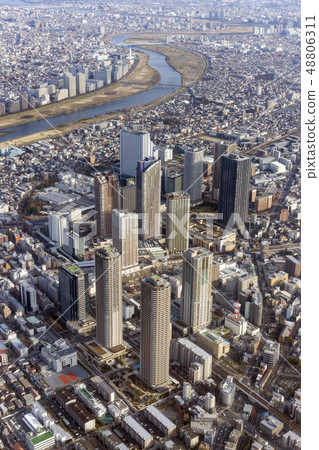 Aerial view near Musashi Kosugi Aerial view near Musashi Kosugi 48806311