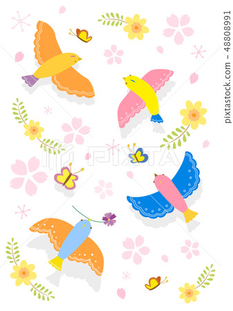 Bird seen from above 48808991