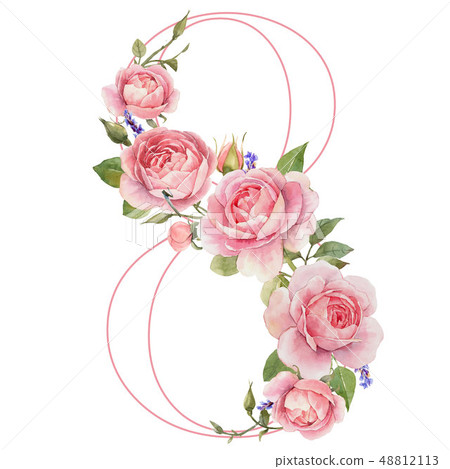 Floral international women day illustration Floral international women day illustration 48812113