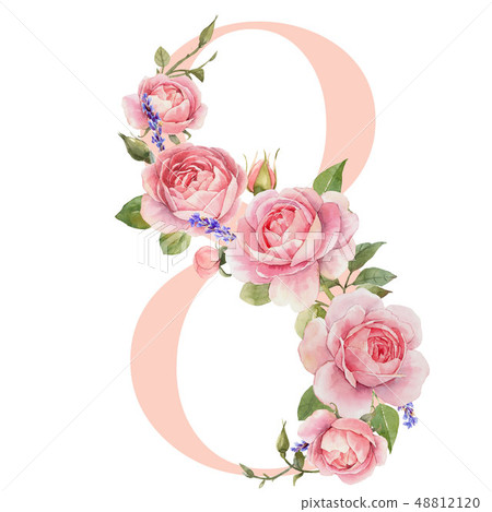 Floral international women day illustration Floral international women day illustration 48812120