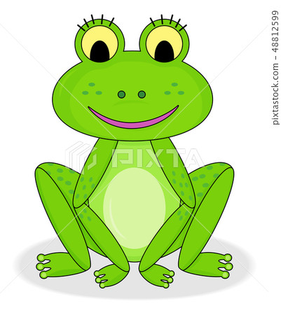 Happy smiling frog Happy smiling frog 48812599