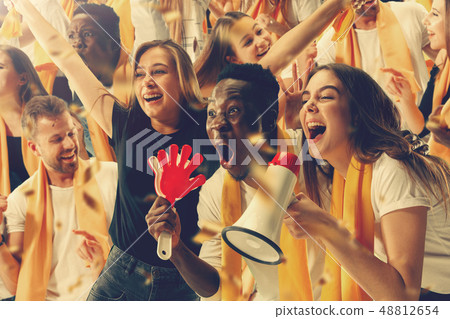stadium soccer fans emotions portrait stadium soccer fans emotions portrait 48812654