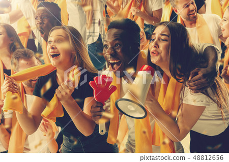 stadium soccer fans emotions portrait stadium soccer fans emotions portrait 48812656