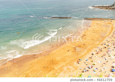 Zumaia coast, Pais Vasco Spain 48812709