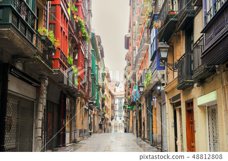 old town of Bilbao, Spain old town of Bilbao, Spain 48812808