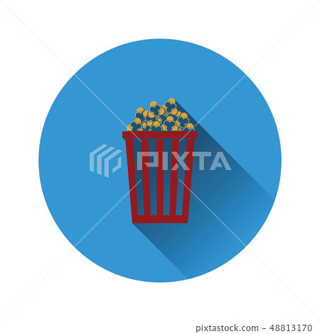 Cinema popcorn icon Cinema popcorn icon 48813170