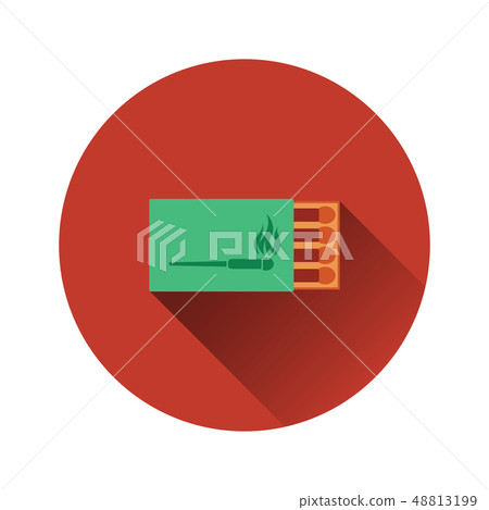 Flat design icon of match box - Stock Illustration [48813199] - PIXTA