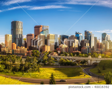 City skyline of Calgary, Canada City skyline of Calgary, Canada 48816392