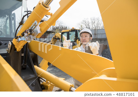 Heavy machine person Japanese Heavy machine person Japanese 48817101