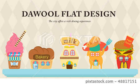 Restaurant illustration Restaurant illustration 48817151