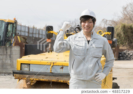 Heavy machine person Japanese 48817229
